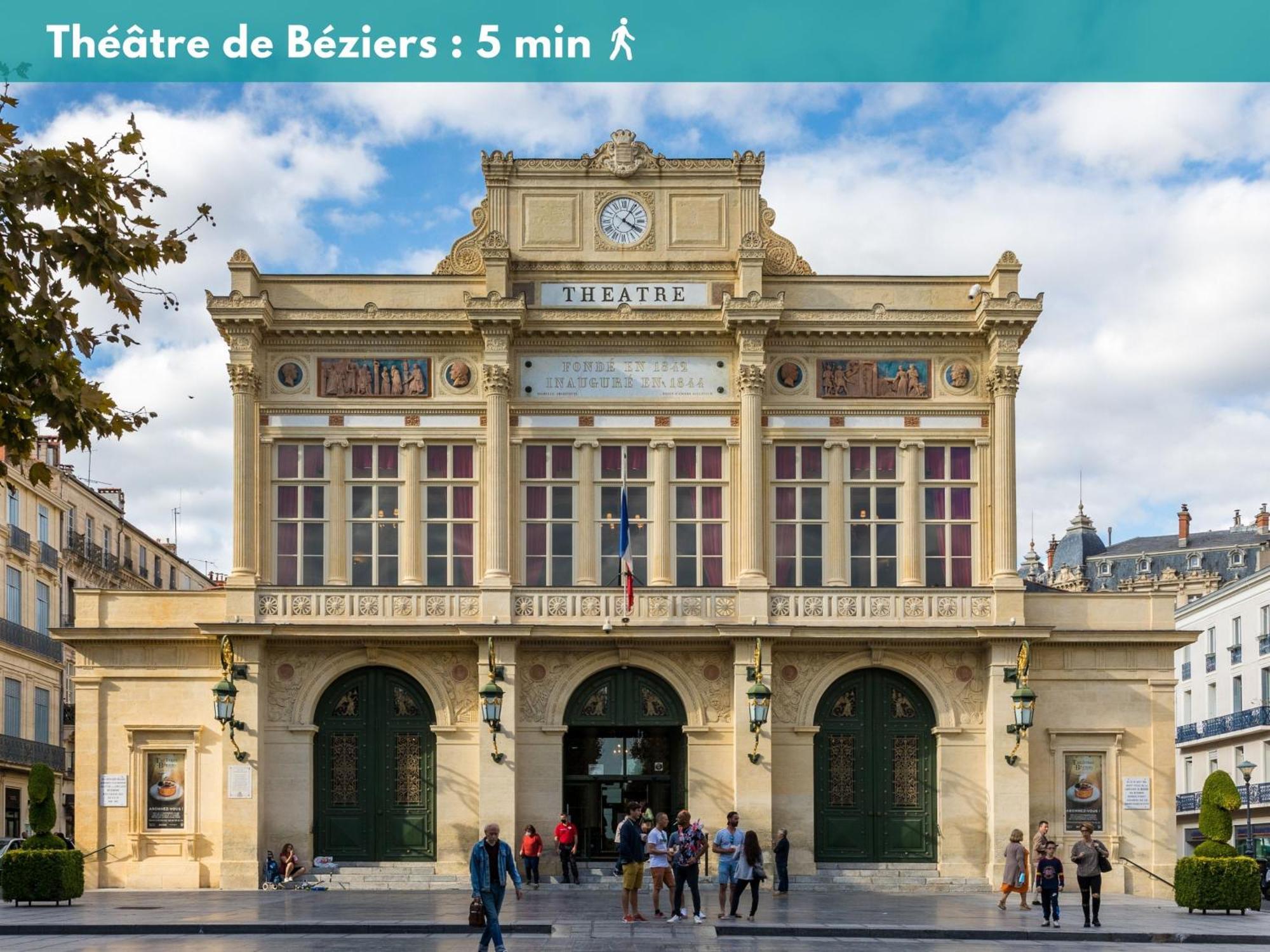 Joli Studio Climatise 'Alma 4' - Coeur De Beziers - Wifi Fibre - Netflix Eksteriør billede